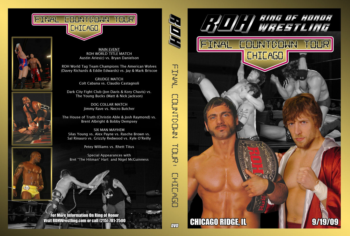 The Final Countdown Tour: Chicago- Chicago Ridge, IL 9/19/09 (DVD)
