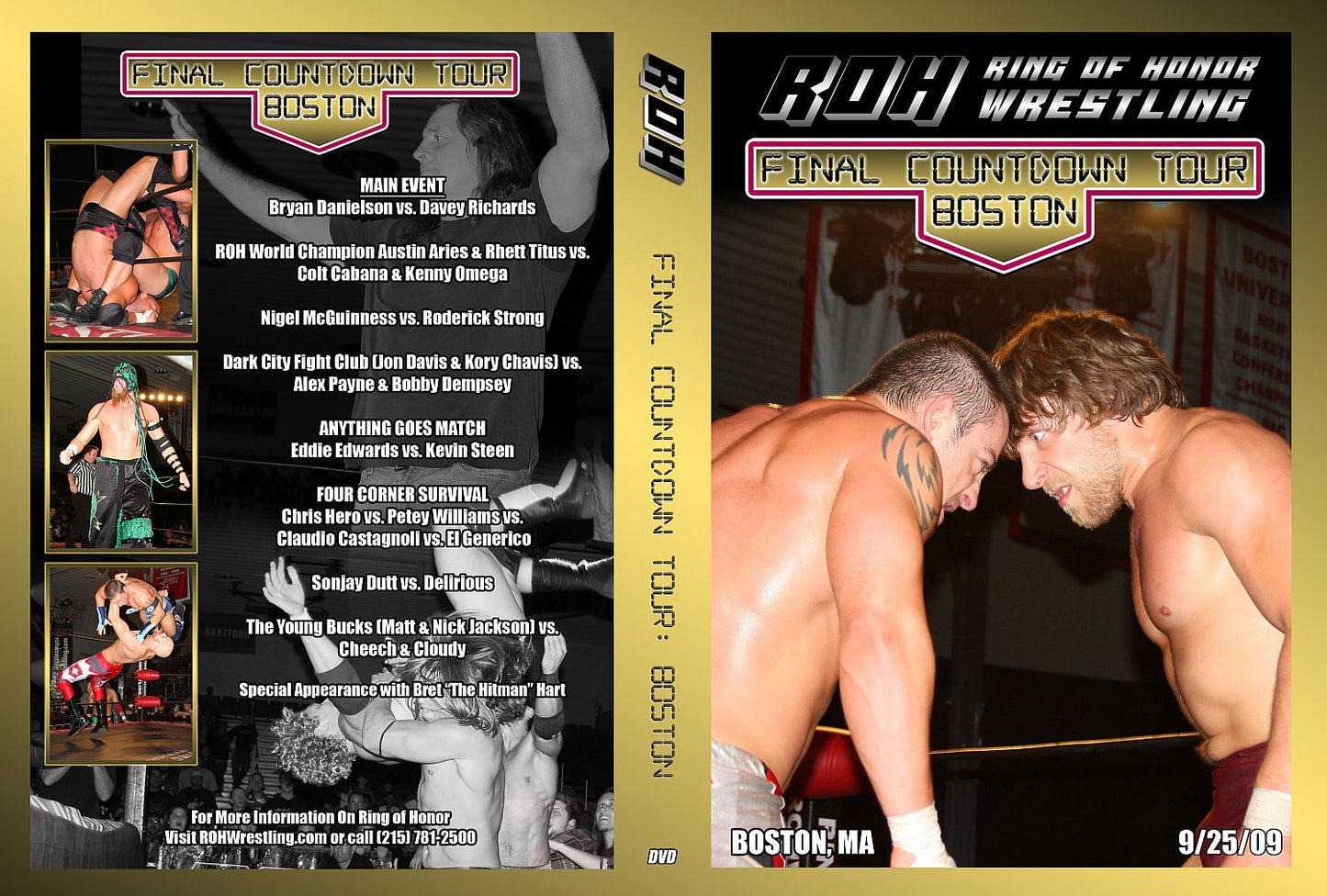 The Final Countdown Tour: Boston- Boston, MA 9/25/09 (DVD)