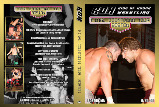The Final Countdown Tour: Boston- Boston, MA 9/25/09 (DVD)