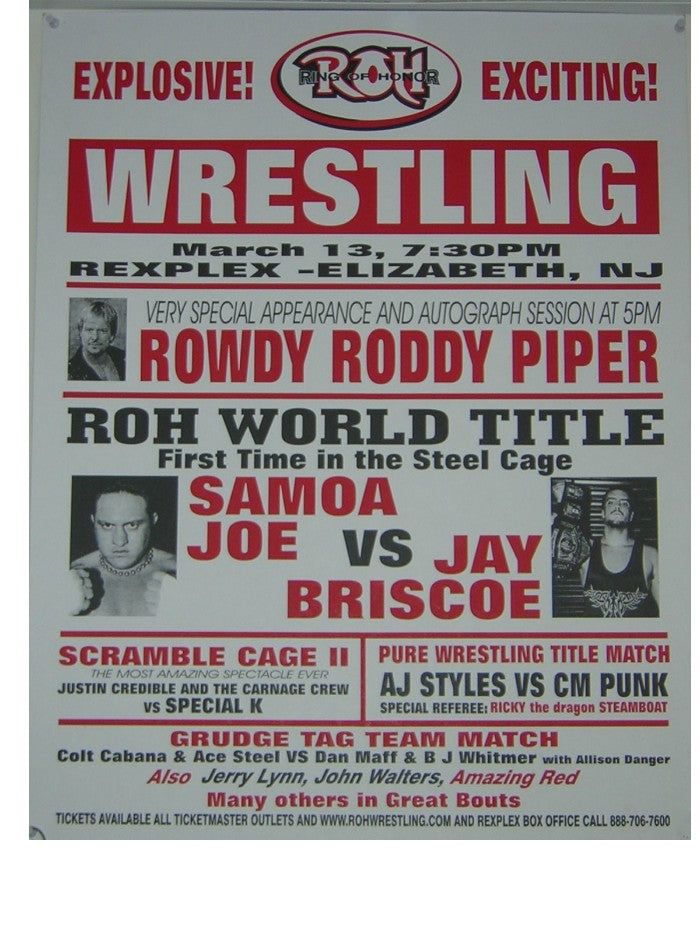 March 13th, 2004 Show Poster- Elizabeth, NJ