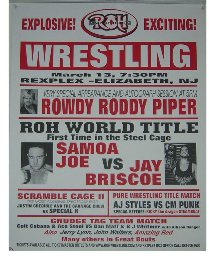 March 13th, 2004 Show Poster- Elizabeth, NJ