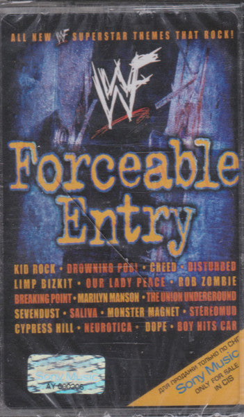 WWF Forceable Entry Cassette 2002 Music CDs PWcatalog