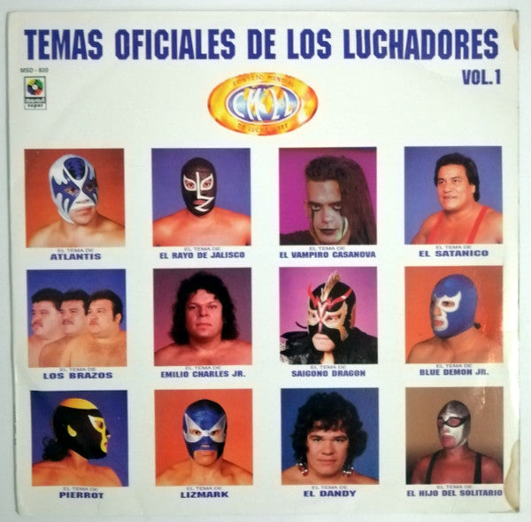 CMLL Temas Oficiales De Los Luchadores Vol. 1 1992 Music CDs PWcatalog