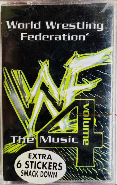 WWF The Music, Volume 4 Cassette 1999 Music CDs PWcatalog