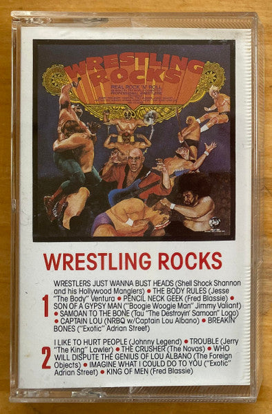 Cassette Wrestling Rocks 1985 Canada Music CDs PWcatalog