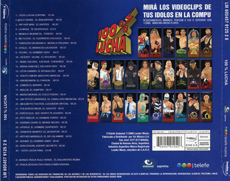 100% Lucha 2006 CD Music CDs PWcatalog
