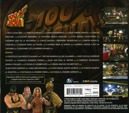 100% Lucha Vol 2 2007 CD Music CDs PWcatalog