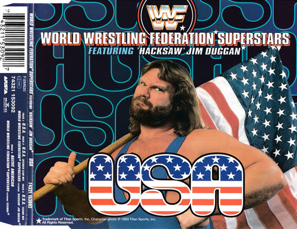 World Wrestling Federation Superstars Featuring Hacksaw Jim Duggan – USA Music CDs PWcatalog