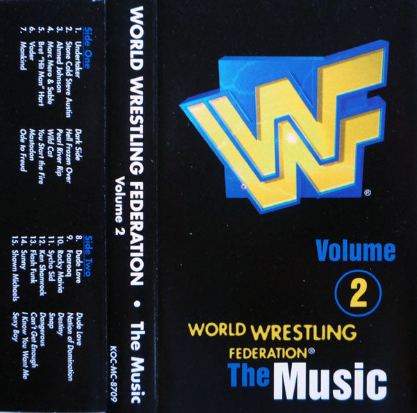 WWE The Music Vol. 2 Cassette 1997 Music CDs PWcatalog