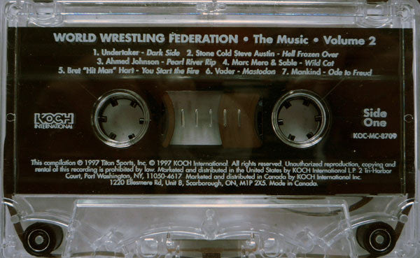 WWE The Music Vol. 2 Cassette 1997