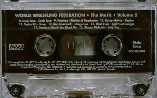 WWE The Music Vol. 2 Cassette 1997
