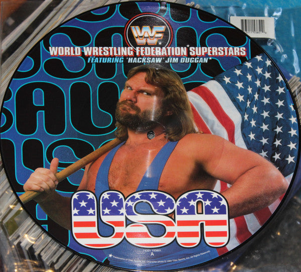 World Wrestling Federation Superstars Featuring Hacksaw Jim Duggan – USA Vinyl, 12" Music CDs PWcatalog