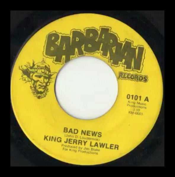 King Jerry Lawler Mystic Kings Of The Sea Band Bad News 1974 Vinyl 7` Music CDs PWcatalog