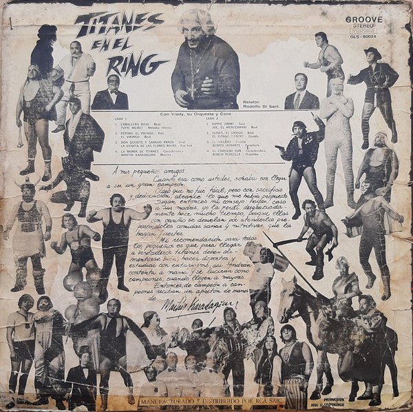 Titanes En El Ring Con Vlady, Su Orquesta Y Coro 1972