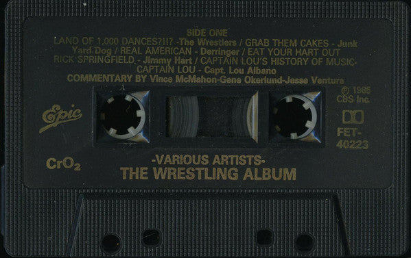 The Wrestling Album Cassette 1985