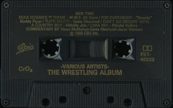 The Wrestling Album Cassette 1985