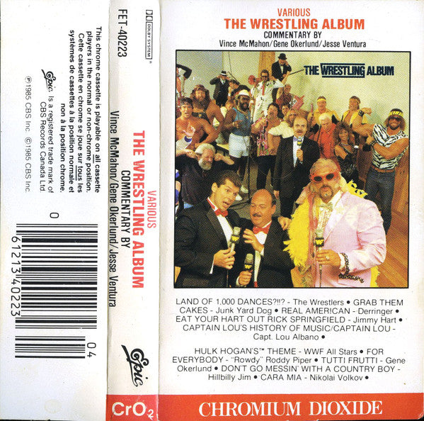 The Wrestling Album Cassette 1985