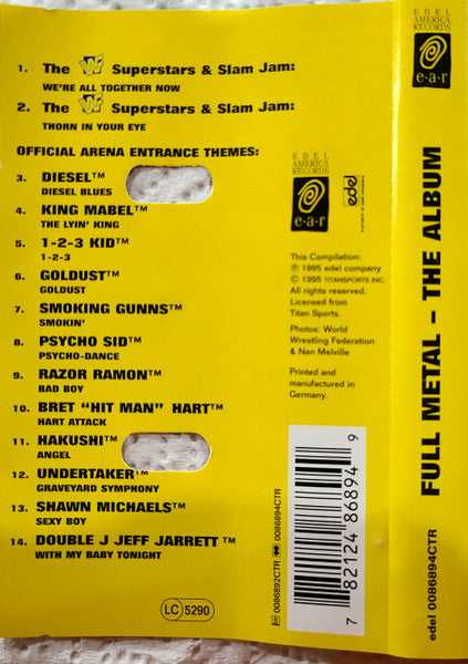 WWF Full Metal: The Album Cassette - image 2