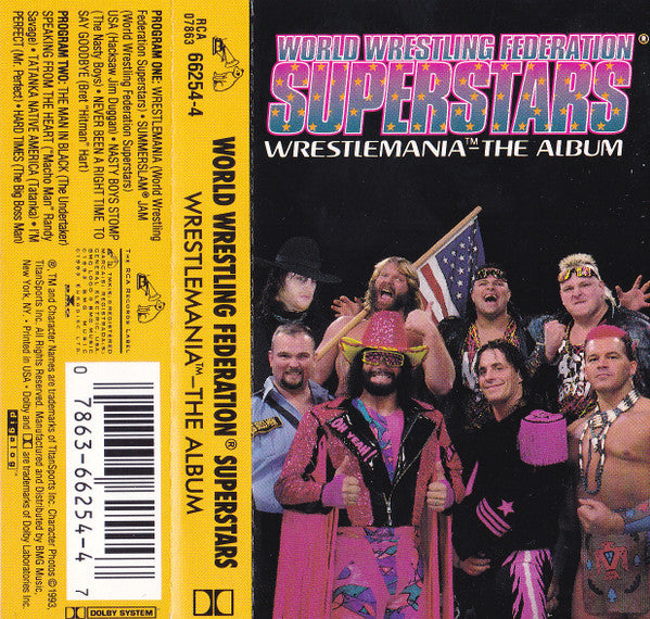 WrestleMania The Album 1993 Cassette Music CDs PWcatalog