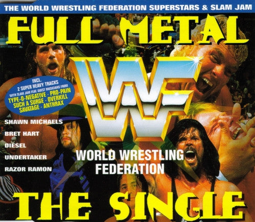 The WWF Superstars & Slam Jam – Full Metal The Single 1995 CD from Germany Music CDs PWcatalog