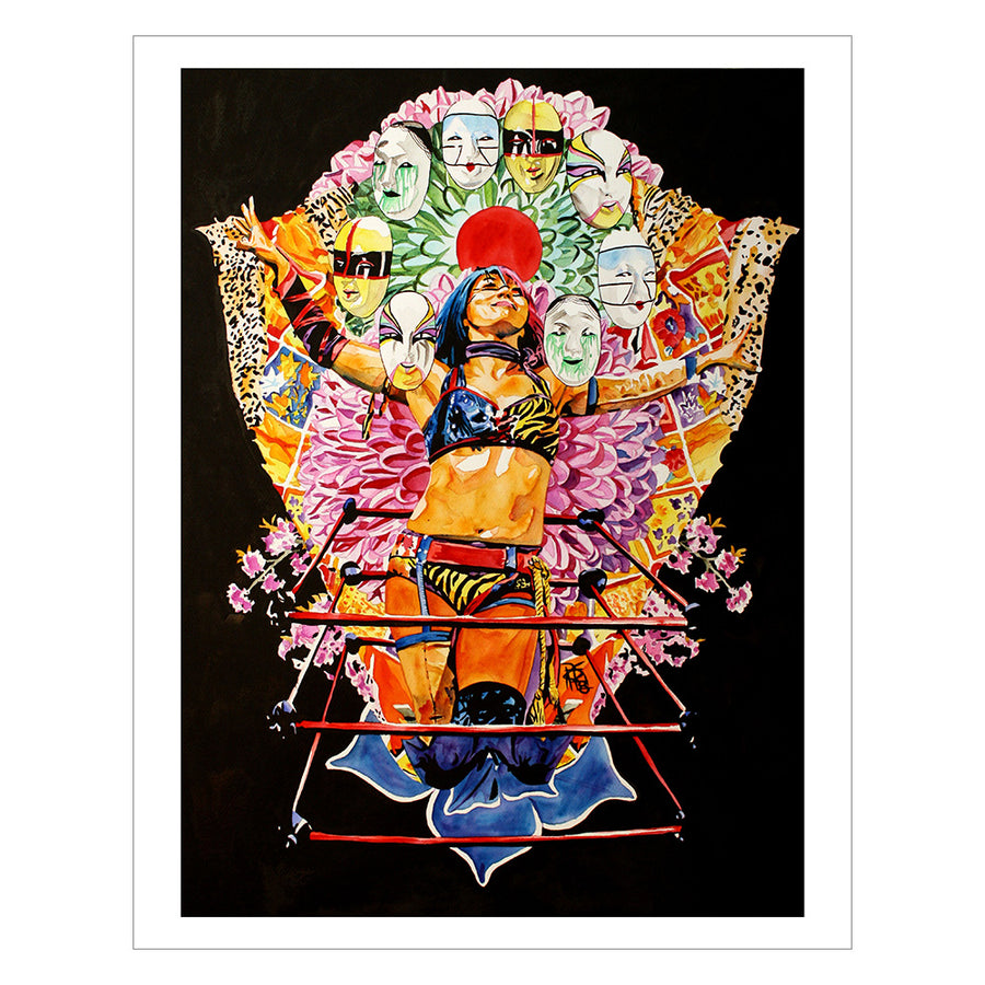 Asuka 11 x 14 Rob Schamberger Art Print