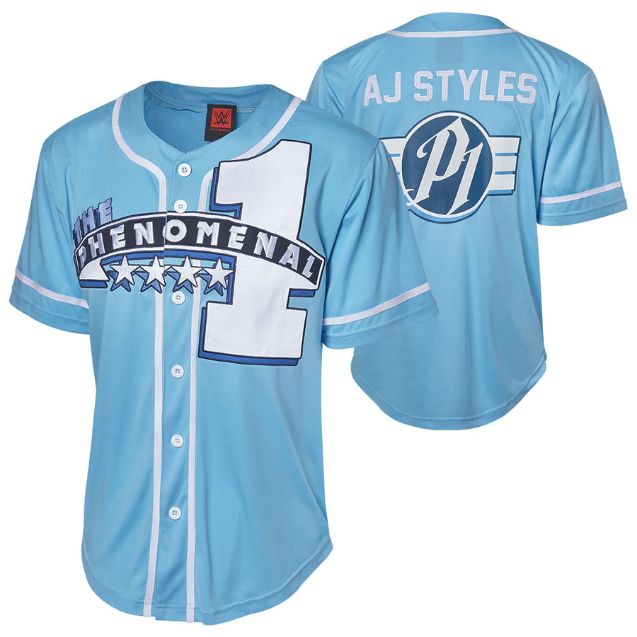 AJ Styles "The Phenomenal One" Baseball Jersey