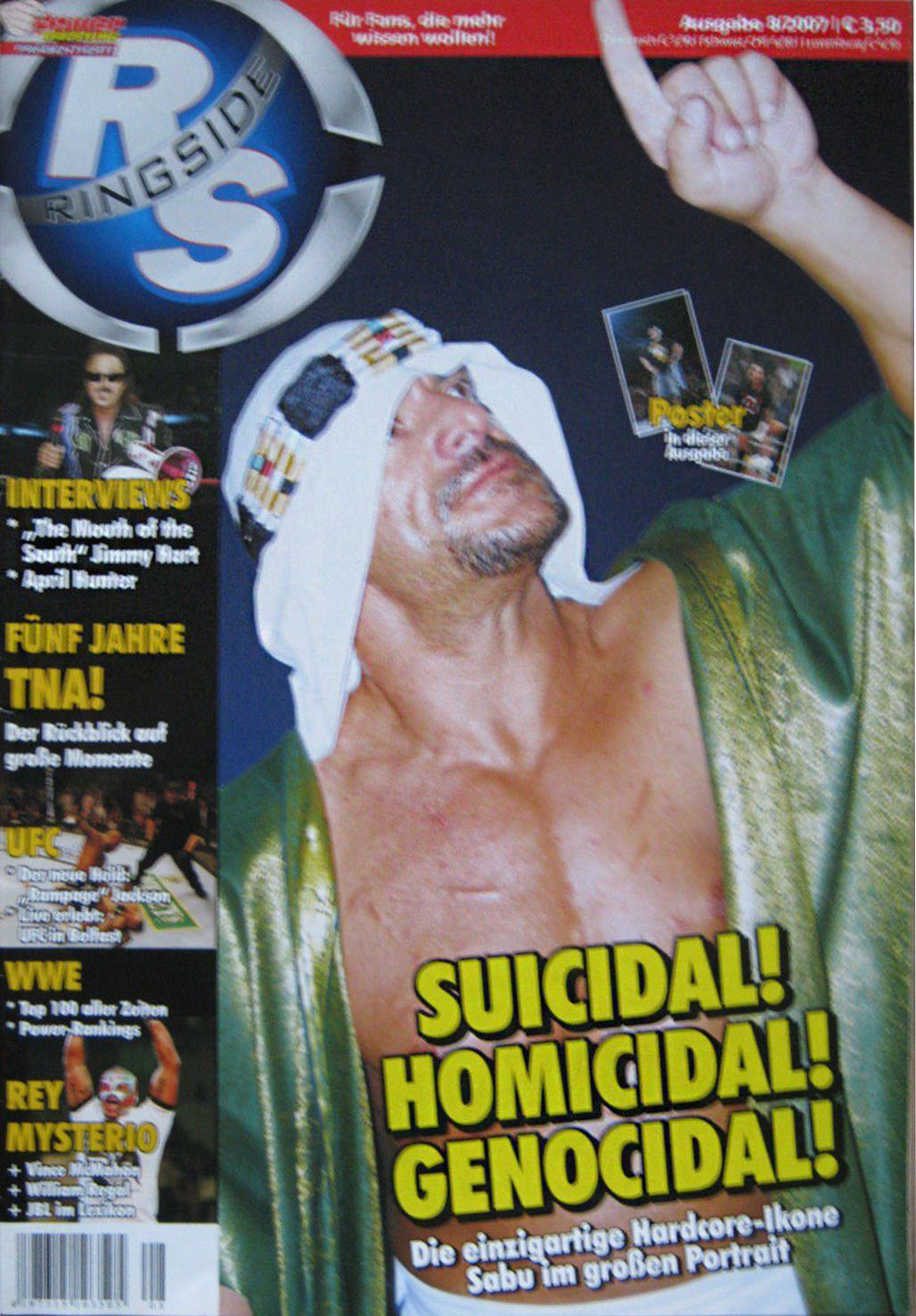 Ringside by Power Wrestling August 2007 Magazine PWcatalog