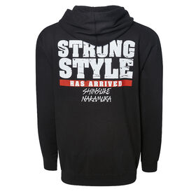 Shinsuke Nakamura "Strong Style Has Arrived" Full Zip Hoodie Sweatshirt Sweatshirt PW Catalog