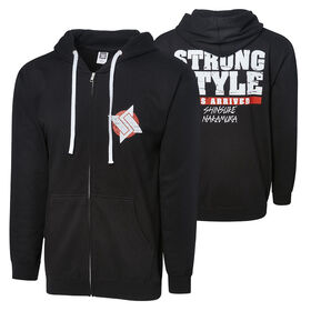 Shinsuke Nakamura "Strong Style Has Arrived" Full Zip Hoodie Sweatshirt Sweatshirt PW Catalog