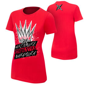 Shinsuke Nakamura "King of Strong Style" Women's Authentic T-Shirt