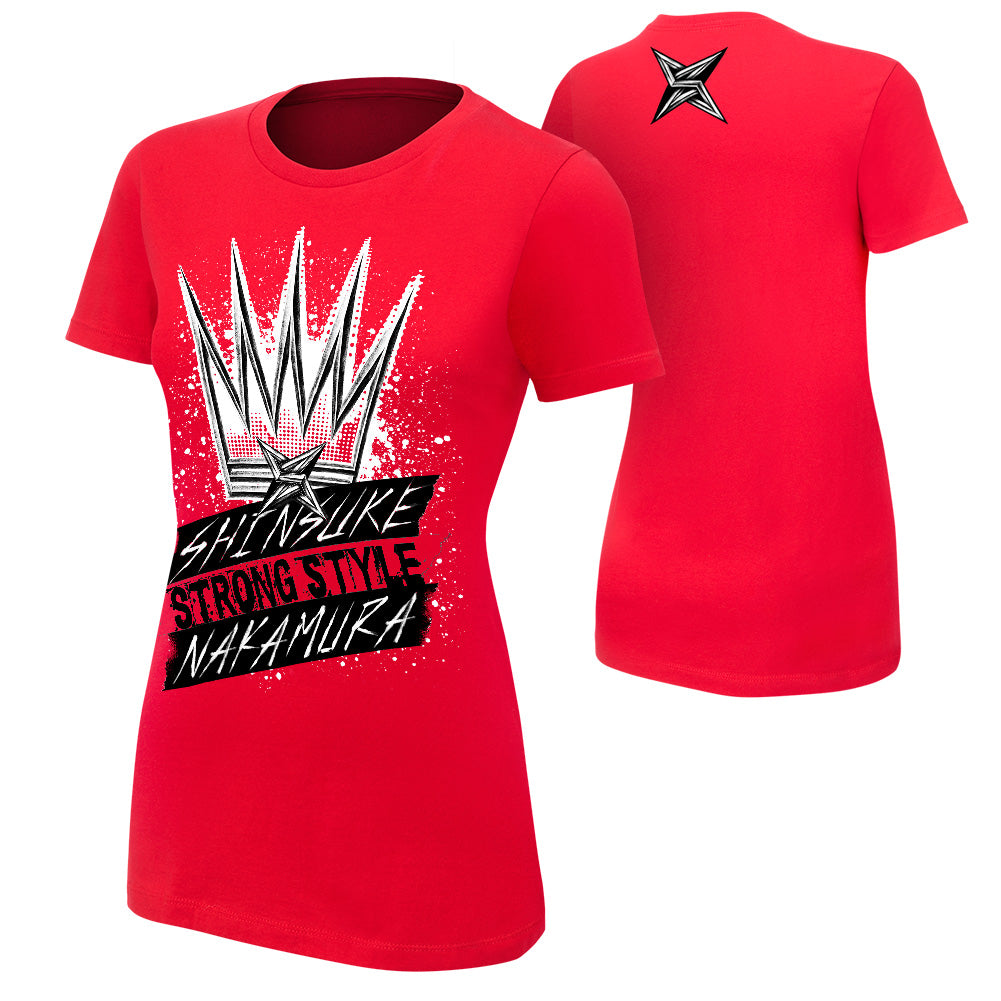 Shinsuke Nakamura "King of Strong Style" Women's Authentic T-Shirt