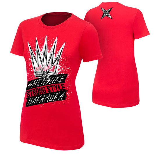 Shinsuke Nakamura "King of Strong Style" Women's Authentic T-Shirt