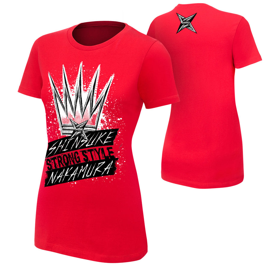 Shinsuke Nakamura "King of Strong Style" Women's Authentic T-Shirt