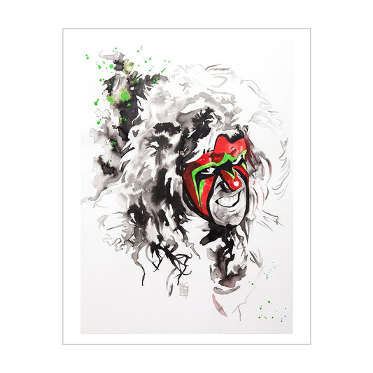 Ultimate Warrior 11 x 14 Rob Schamberger Art Print Wall art PW Catalog