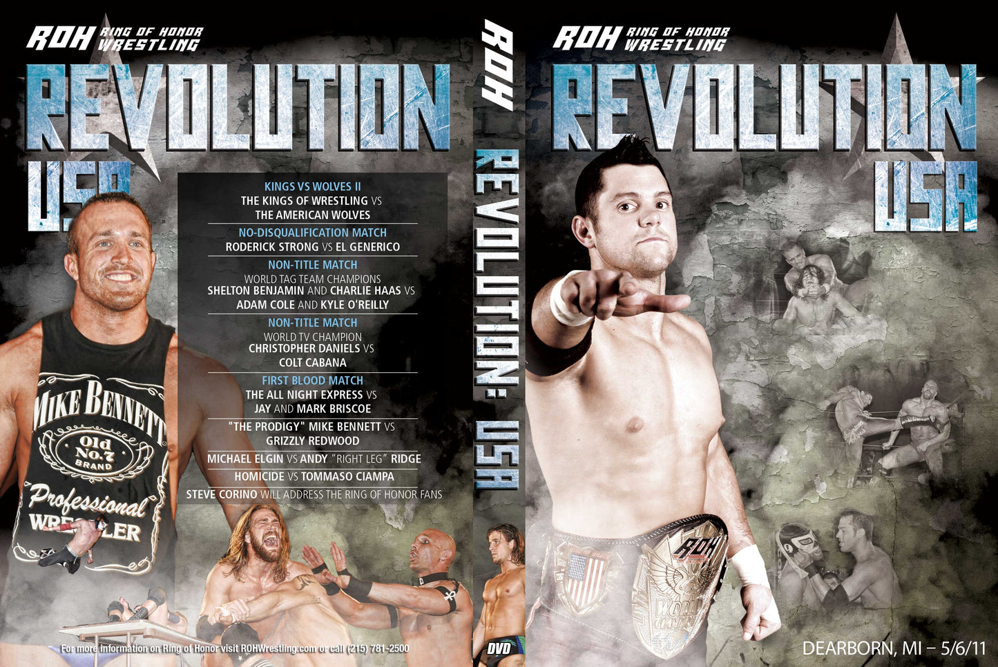 ROH Revolution: USA- Dearborn, MI 05/06/11(DVD)