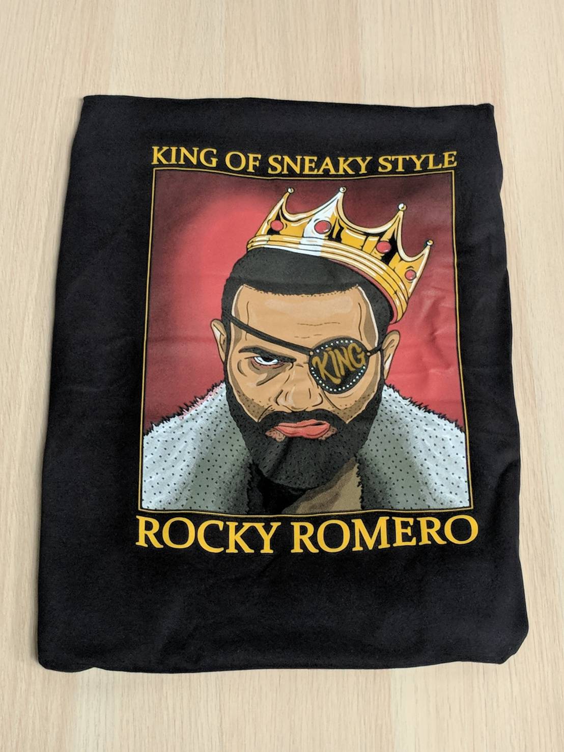 Rocky Romero King of Sneaky Style T-shirt T-Shirt PW Catalog