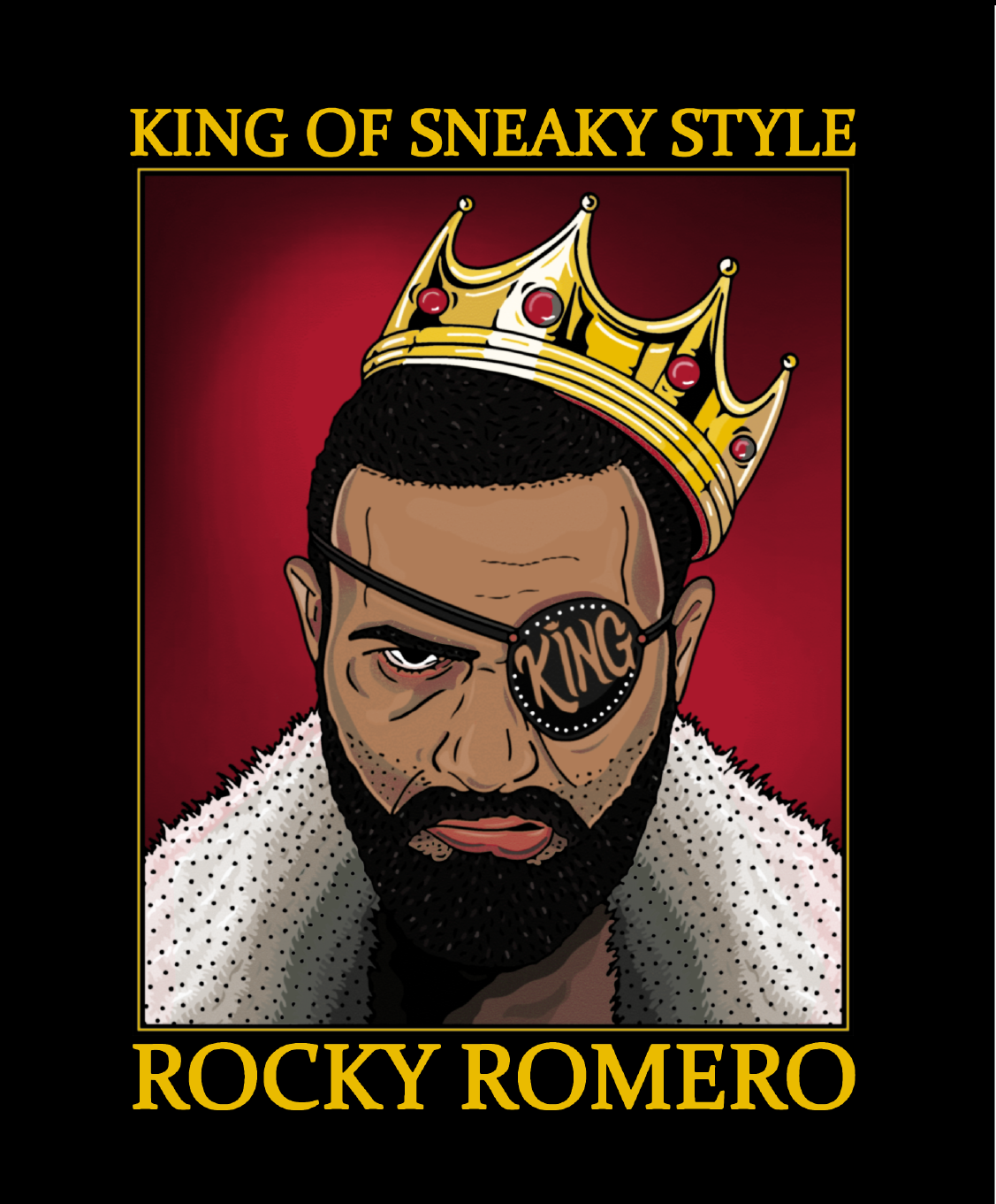 Rocky Romero King of Sneaky Style T-shirt T-Shirt PW Catalog