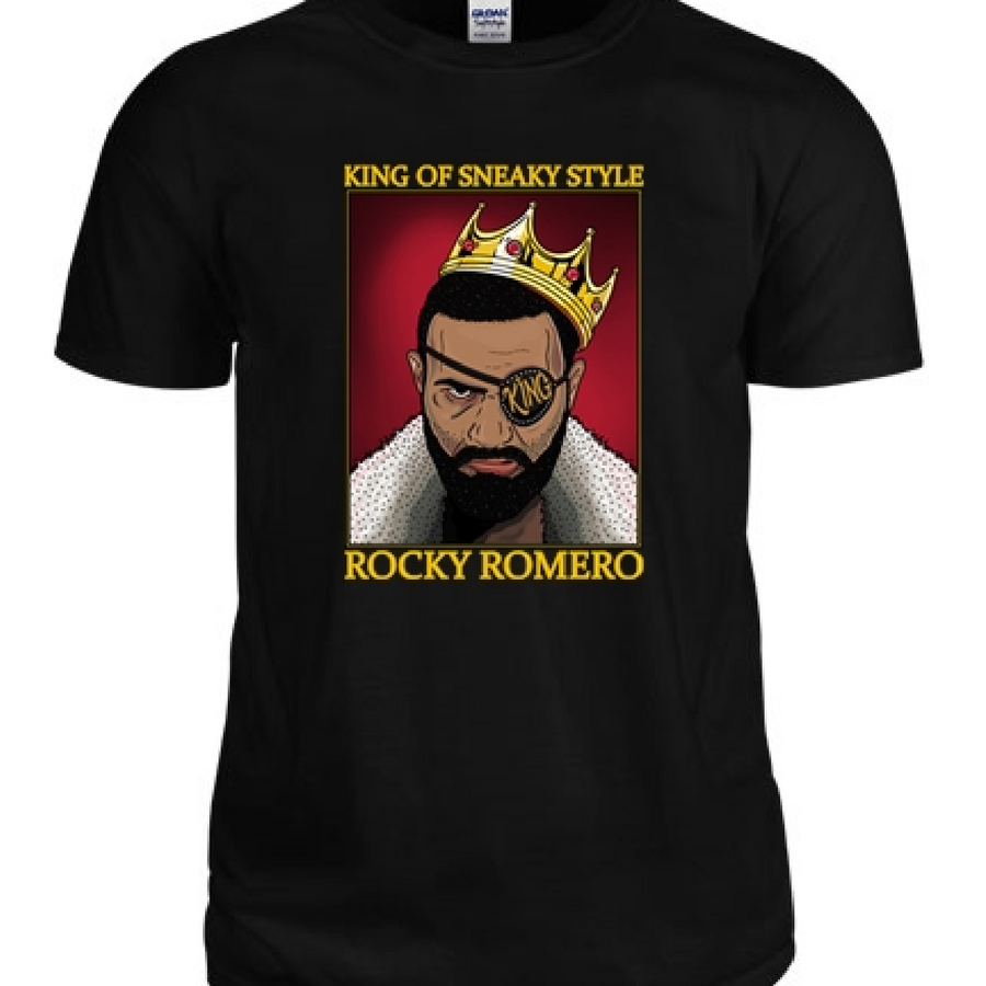 Rocky Romero King of Sneaky Style T-shirt T-Shirt PW Catalog
