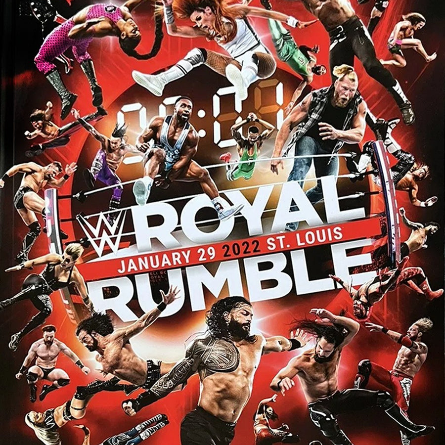 WWE Royal Rumble 2022 Program Magazine PWcatalog