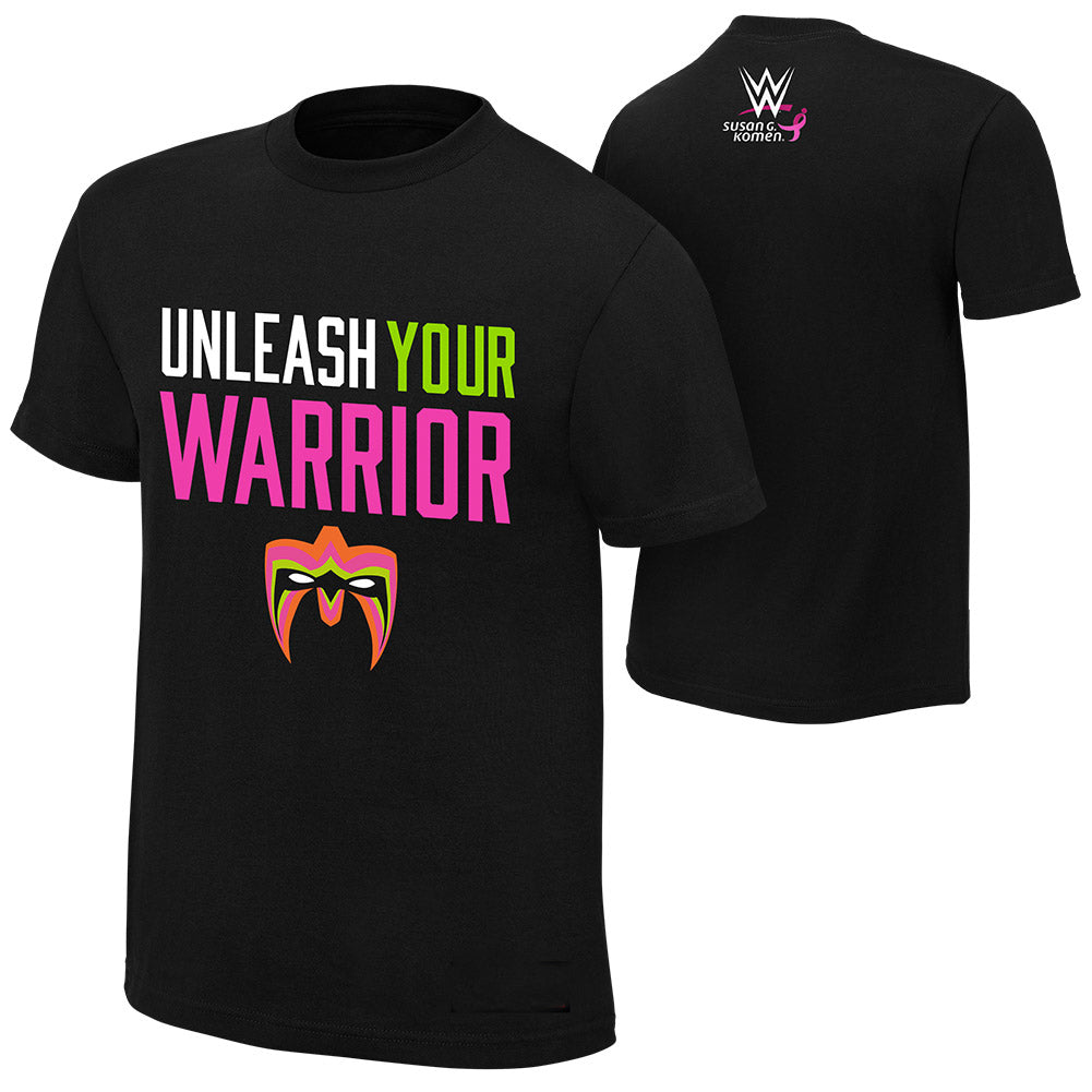 WWE Susan G. Komen "Unleash Your Warrior" Youth T-Shirt T-Shirt PW Catalog