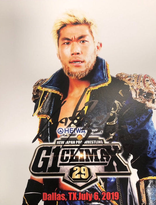 Autographed SANADA Portrait 2019 07 (G1 Climax 29) Other Goods PW Catalog