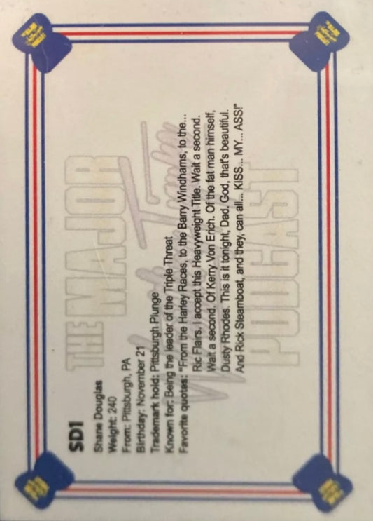 Shane Douglas trading card PW Catalog