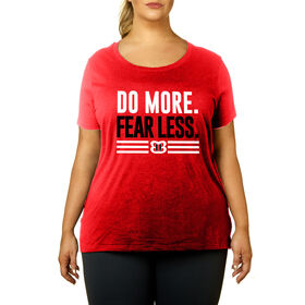 Nikki Bella "Do More, Fear Less" Women's Curvy T-Shirt T-Shirt PW Catalog