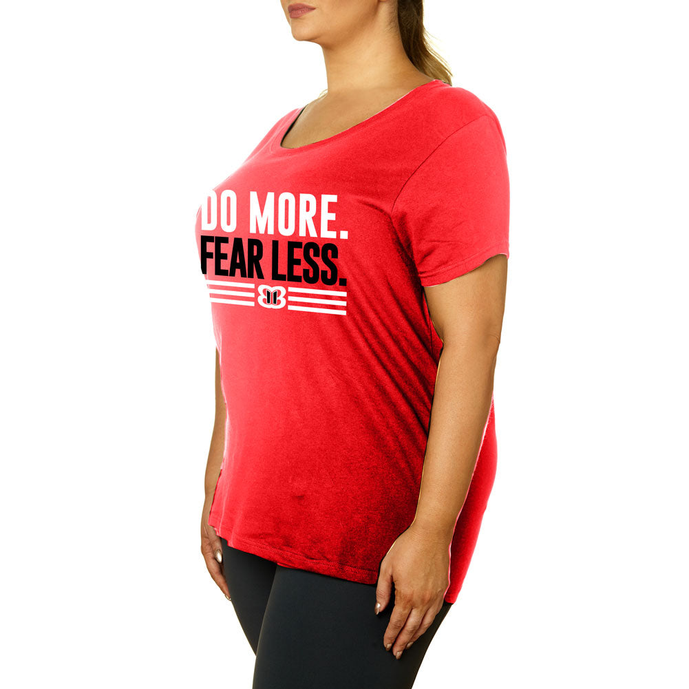 Nikki Bella "Do More, Fear Less" Women's Curvy T-Shirt T-Shirt PW Catalog