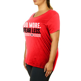Nikki Bella "Do More, Fear Less" Women's Curvy T-Shirt T-Shirt PW Catalog