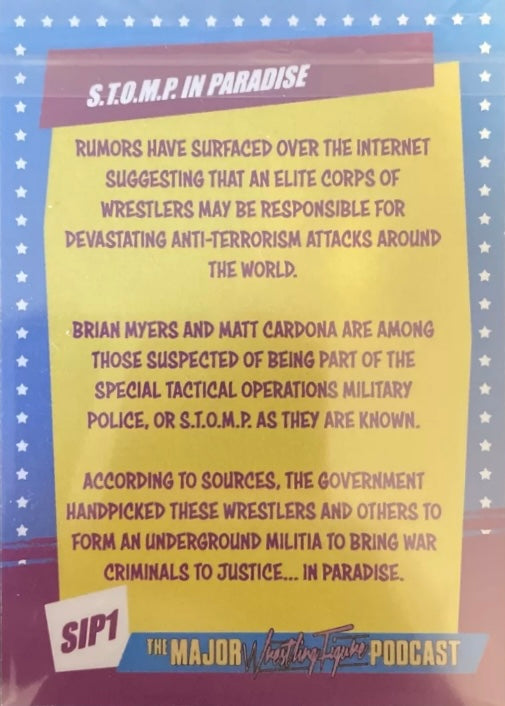 S.T.O.M.P. in Paradise trading card PW Catalog