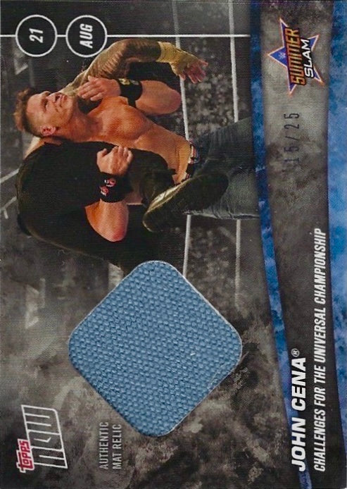 John Cena Challenges for the Universal Championship trading card PW Catalog