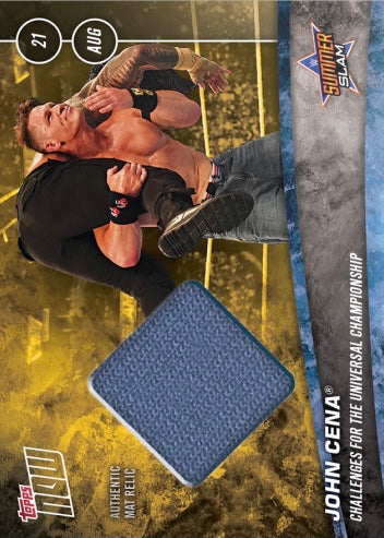 John Cena Challenges for the Universal Championship trading card PW Catalog