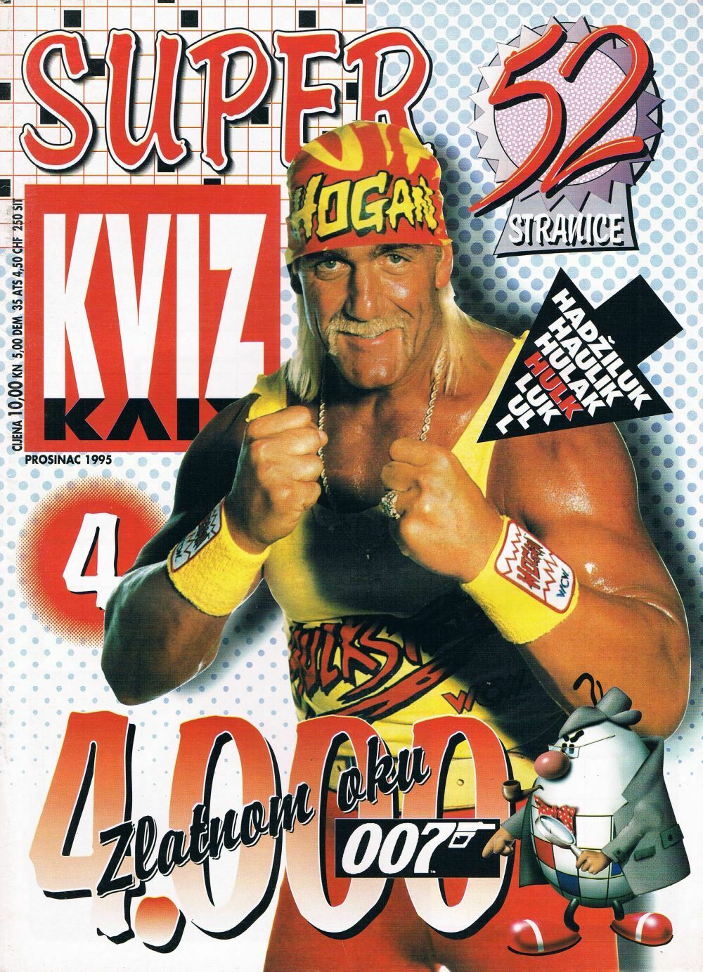 Super Kviz 4 December 1995 Hulk Hogan From Croatia