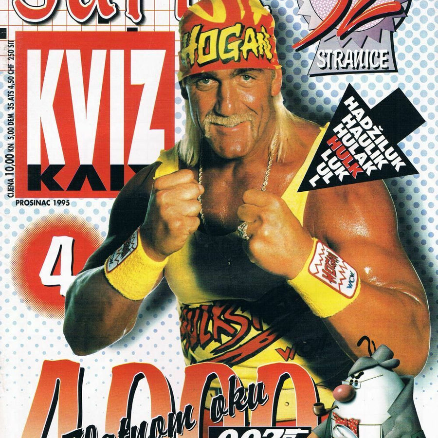 Super Kviz 4 December 1995 Hulk Hogan From Croatia
